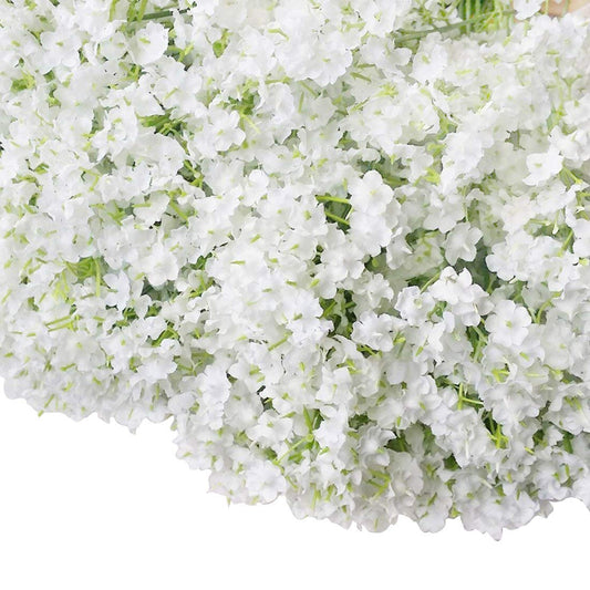 Bringsine Baby Breath Gypsophila Deco White Colour Artificial Flowers for Wedding 40 Pieces/lot